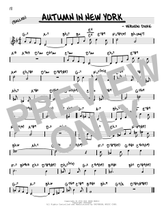 Autumn In New York von Bud Powell (Download) 
