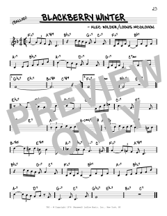 Blackberry Winter von Alec Wilder (Download) 