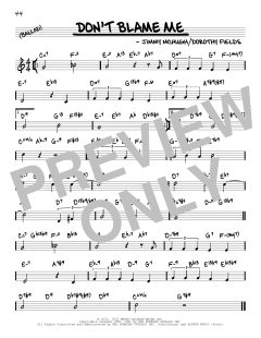 Don't Blame Me von Jimmy McHugh (Download) 