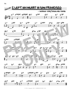 I Left My Heart In San Francisco von Tony Bennett (Download) 