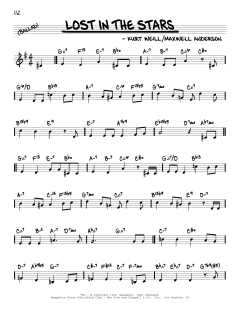 Lost In The Stars von Kurt Weill (Download) 