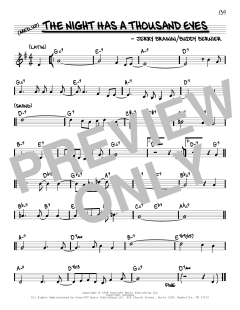 The Night Has A Thousand Eyes von Buddy Bernier (Download) 
