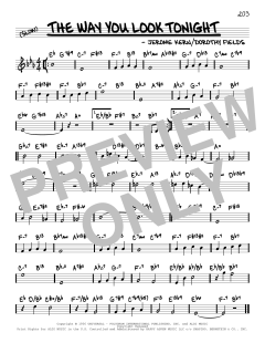 The Way You Look Tonight von Jerome Kern (Download) 