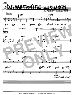 (Old Man From) The Old Country von Nathaniel Adderley (Download) 
