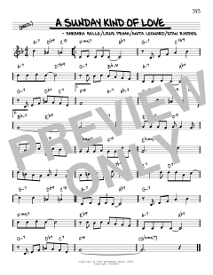A Sunday Kind Of Love [Reharmonized version] von Reba McEntire (Download) 