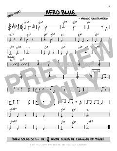 Afro Blue [Reharmonized version] von John Coltrane (Download) 