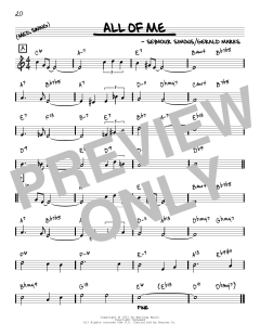 All Of Me [Reharmonized version] von Gerald Marks (Download) 