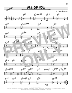 All Of You [Reharmonized version] von Cole Porter (Download) 