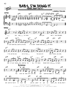 Baby I'm Doing It von Lowman Pauling (Download) 