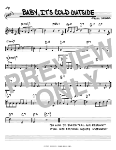 Baby, It's Cold Outside von Frank Loesser (Download) 