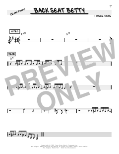 Back Seat Betty von Miles Davis (Download) 
