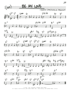 Be My Love von Sammy Cahn (Download) 