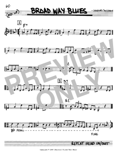 Broad Way Blues von Ornette Coleman (Download) 
