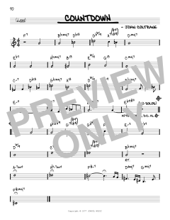 Countdown [Reharmonized version] von John Coltrane (Download) 