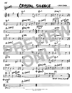 Crystal Silence von Chick Corea (Download) 