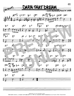 Darn That Dream von Jimmy van Heusen (Download) 