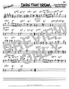 Darn That Dream von Jimmy van Heusen (Download) 