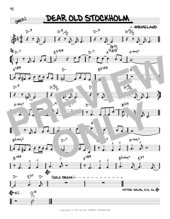Dear Old Stockholm [Reharmonized version] von Swedish Folk Song (Download) 