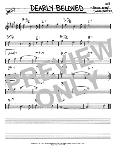 Dearly Beloved von Jerome Kern (Download) 