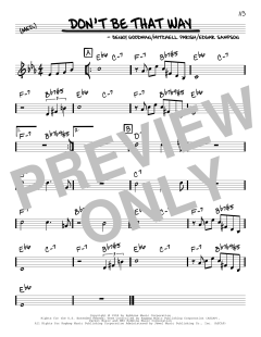 Don't Be That Way von Benny Goodman (Download) 