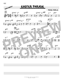 Easter Parade [Reharmonized version] von Irving Berlin (Download) 
