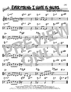 Everything I Have Is Yours von Harold Adamson (Download) 