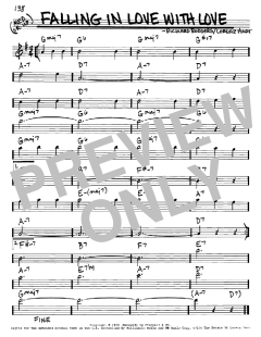 Falling In Love With Love von Richard Rodgers (Download) 