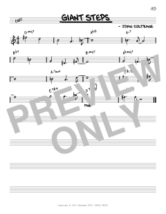 Giant Steps [Reharmonized version] von John Coltrane (Download) 