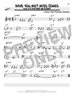 Have You Met Miss Jones? von Richard Rodgers (Download) 
