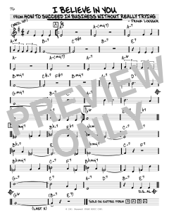 I Believe In You von Frank Loesser (Download) 