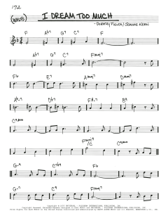 I Dream Too Much von Jerome Kern (Download) 