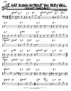 I Get Along Without You Very Well von Hoagy Carmichael (Download) 