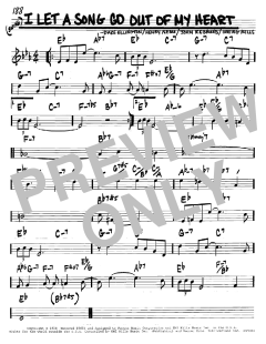 I Let A Song Go Out Of My Heart von Duke Ellington (Download) 