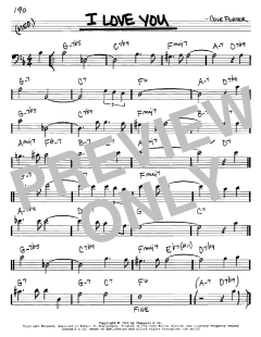 I Love You von Cole Porter (Download) 
