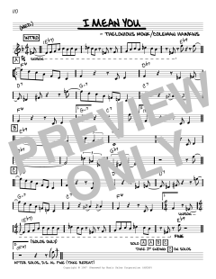 I Mean You von Coleman Hawkins (Download) 