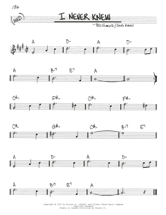 I Never Knew von Ted Fiorito (Download) 