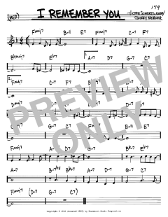 I Remember You von Johnny Mercer (Download) 