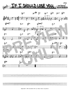 If I Should Lose You von Ralph Rainger (Download) 