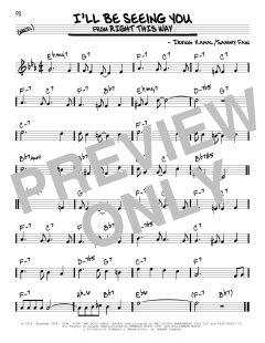 I'll Be Seeing You von Sammy Fain (Download) 