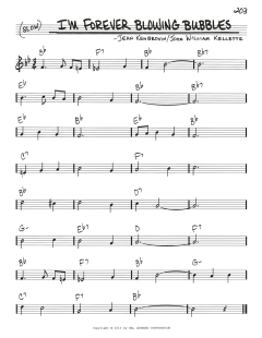 I'm Forever Blowing Bubbles von John William Kellette (Download) 