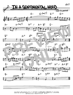 In A Sentimental Mood von Duke Ellington (Download) 