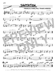 Invitation von Paul Francis Webster (Download) 
