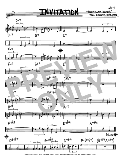 Invitation von Paul Francis Webster (Download) 