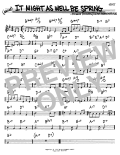 It Might As Well Be Spring von Richard Rodgers (Download) 