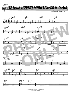 It Only Happens When I Dance With You von Irving Berlin (Download) 
