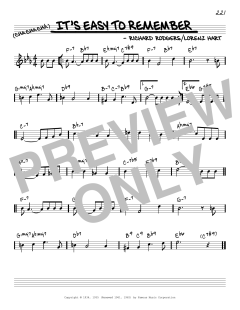 It's Easy To Remember [Reharmonized version] von Wynton Marsalis (Download) 
