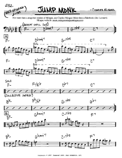 Jump Monk von Charles Mingus (Download) 