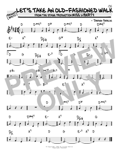 Let's Take An Old-Fashioned Walk von Irving Berlin (Download) 