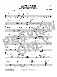 Marta's Theme von Pat Metheny (Download) 