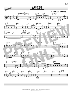 Misty [Reharmonized version] von Johnny Burke (Download) 